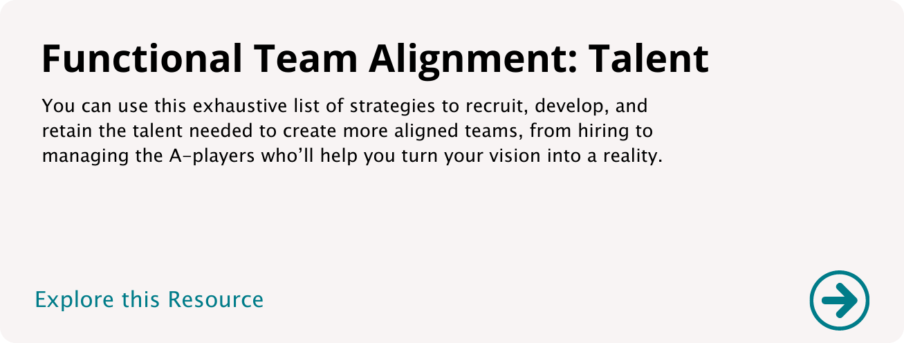 Functional Team Alignment Overview - Vision Driven Global